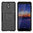 Dual Layer Rugged Tough Shockproof Case & Stand for Nokia 3.1 - Black